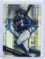 2015 BOWMAN'S BEST GARRETT WHITLEY TOP PROSPECTS REFRACTOR TP-38 TAMPA BAY RAYS