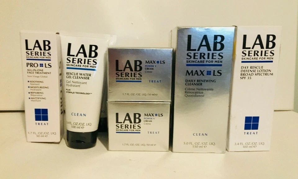 Lab Series Skincare for Men Max LS Power V Cream/Cleanser Rescue Pro LS U Pick - Image 2 of 4