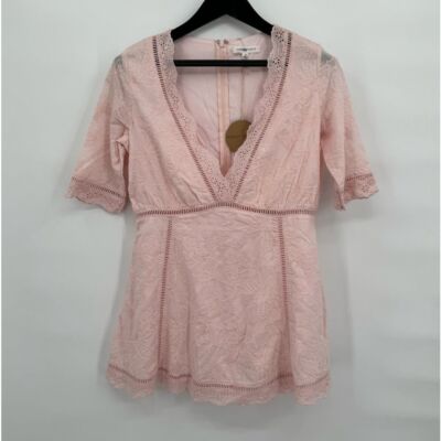 New Honey Punch Off Duty FestivalBlush Pink Mini Dress Embroidered Size M |  eBay
