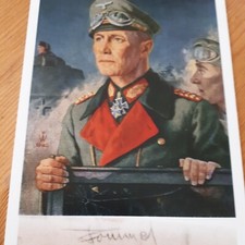  "Der Wüstenfuchs" Rommel WW2   W. Willrich Künstlerpostkarte