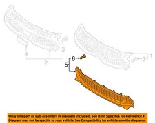 Kia Oem 2018 Stinger Front Bumper-lower Bottom Grille Grill 86560j5600
