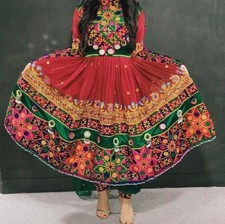Embroidery Afghani dress for girl - Afghani style dress - Afghani dress for girl