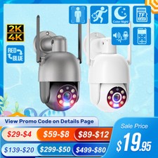 Wireless IP Camera Video Security Surveillance WIFI Camera Red-Blue Light Alarm