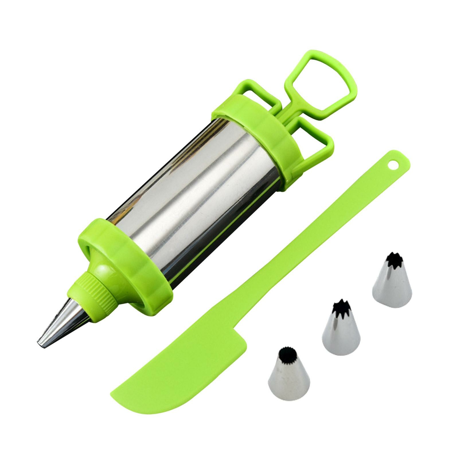 Icing Piping Guns Cake Decorating Syringe Pastry Design Nozzle Kit DIY