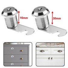 Updated Lock System 16/30mm Cam Lock with 5 Keys for All Occasions