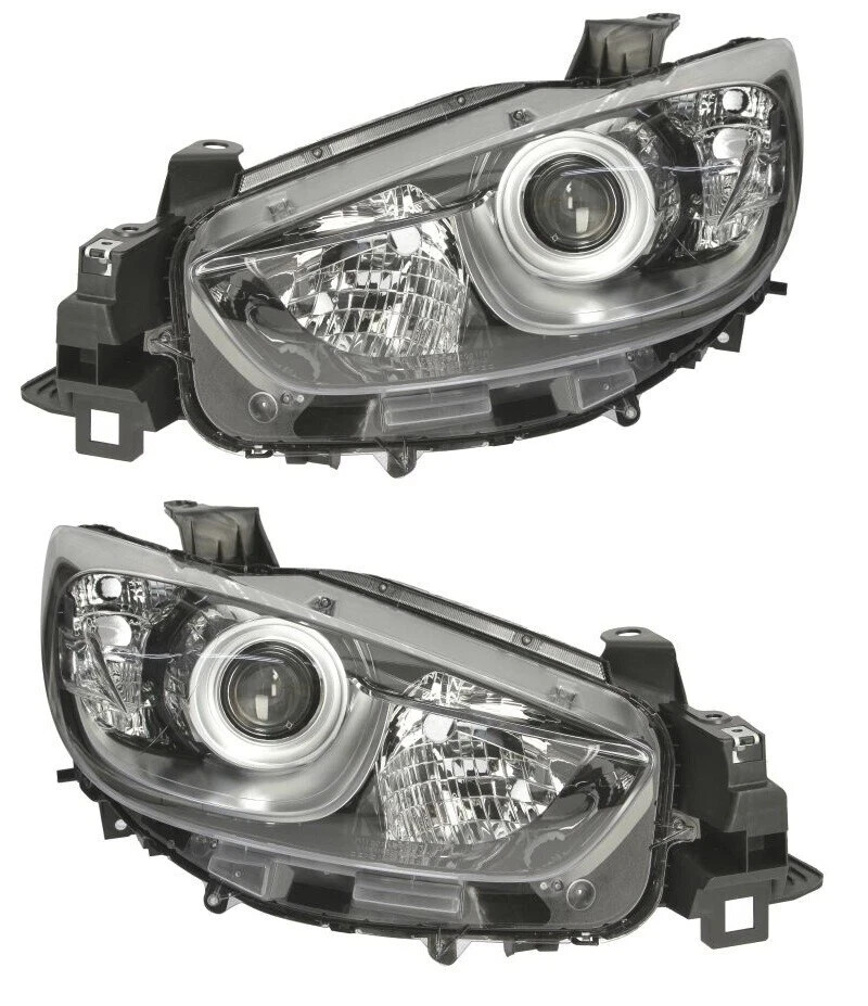 Phare Avant Gauche et Droit Mazda CX-5 KE 2012 2013 2014 Optique Électrique H11 H15 Noir