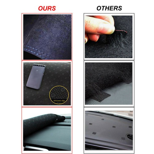 Suede Front Dashboard Cover For Mazda CX-5 2013-2016 Washable Dashmat Anti-slip - Picture 2 of 15