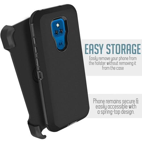 For Motorola Moto g PLAY (2021) Holster Belt Clip Stand Case Fits Otterbox Cover - Picture 12 of 64