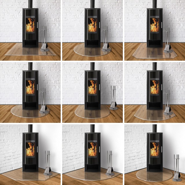 pelletofen glasplatte