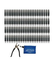 100 each CHD 3/32 Heavy Duty Cleco Fasteners Made in USA  Pouch w/ Pliers