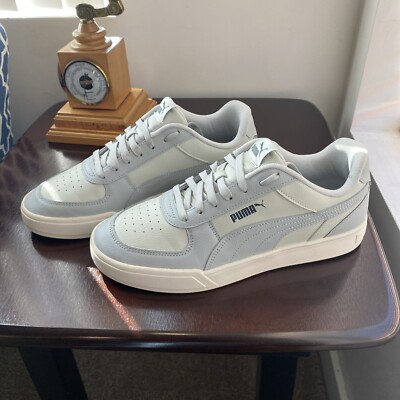 Puma Men's Athletic Low Top Leather Casual Shoes Gray 395193-08