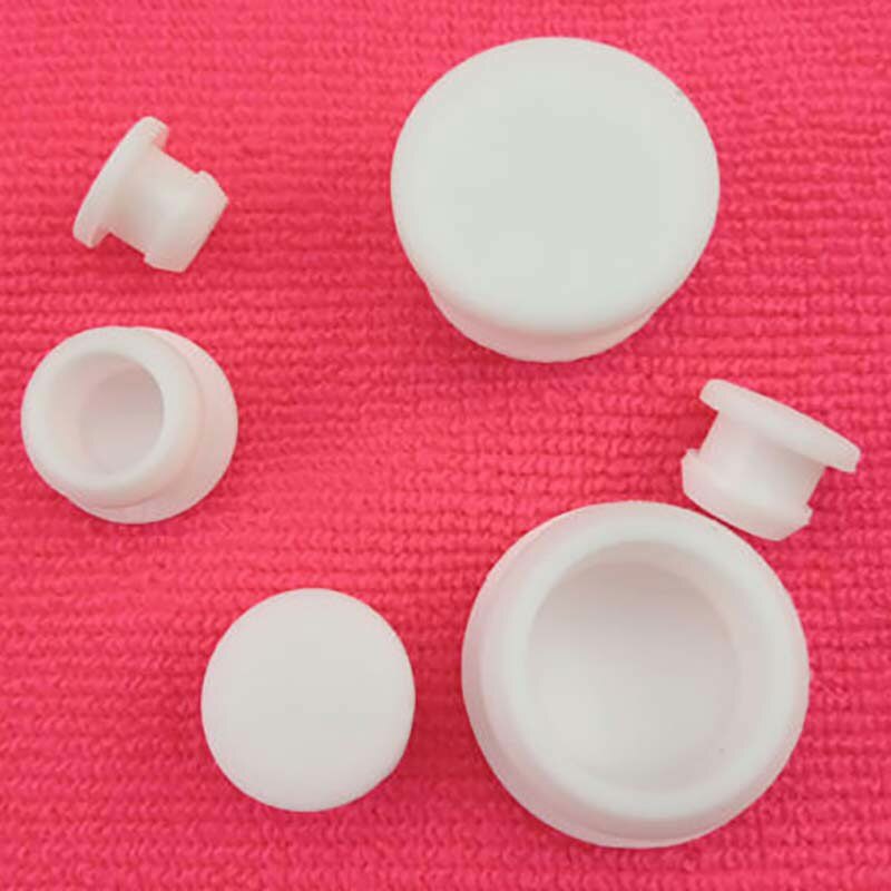 Snapon Hole Plugs Silicone Rubber 5.5mm30mm White Blanking End Caps Pipe Tube eBay