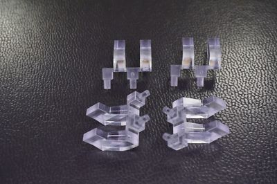 Lot of 4 515-1051F Dialight Light Pipe Array Rectangle Lens RA Press Fit NOS