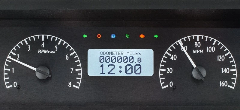 Sistema de calibre analógico Dakota Digital 1977-90 Chevy Impala Caprice VHX-77C-CAP-K-W Foto 3 de 4