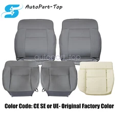 2004-2008 For Ford F-150 STX XLT Front Seat Cover Gray #CE / Driver Foam Cushion