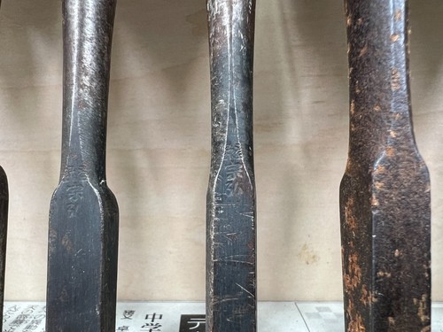 Vintage Japanese Chisel 14set Nomi /Hand Plane Saw Iron Hammer Hand Tool/d68 - Picture 18 of 24