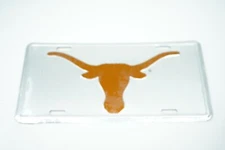 University of Texas Longhorns Anodized Aluminum Metal License Plate Sign Tag
