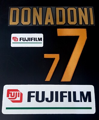 MLS Metrostars 1997 Name Set & Sponsors Roberto Donadoni For Away Jersey