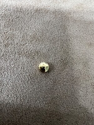 Omega Corona Krone Waterpoof gold laminiert 6x3,2mm