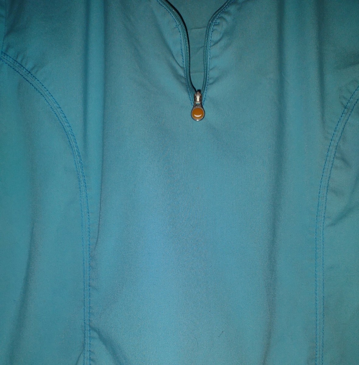 Code Happy Women's Bliss W/Certainty V-Neck Top, Teal, Size Large  View 6
