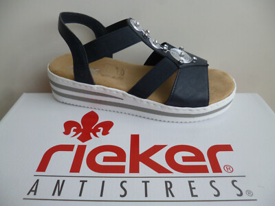 Rieker Women's Sandals Blue V0287