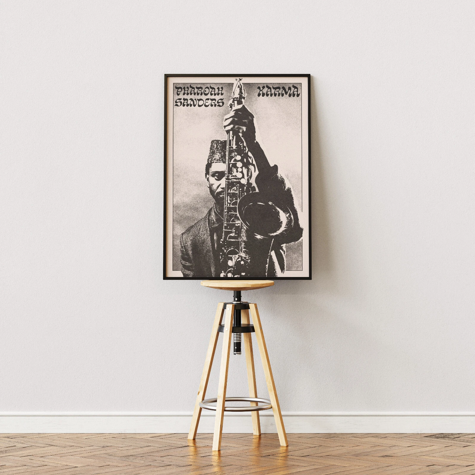 Pharoah Sanders Karma Vintage Jazz Poster Vertical Wall Art