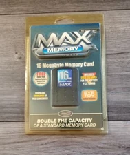 Max Memory Card 16MB Datel Sony PlayStation 2 PS2 by Datel Brand New NIP 