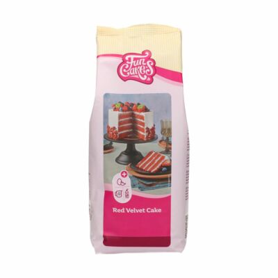 FunCakes Red Velvet Cake 1kg Backmischung Fertigmischung Teigmischung Kuchen