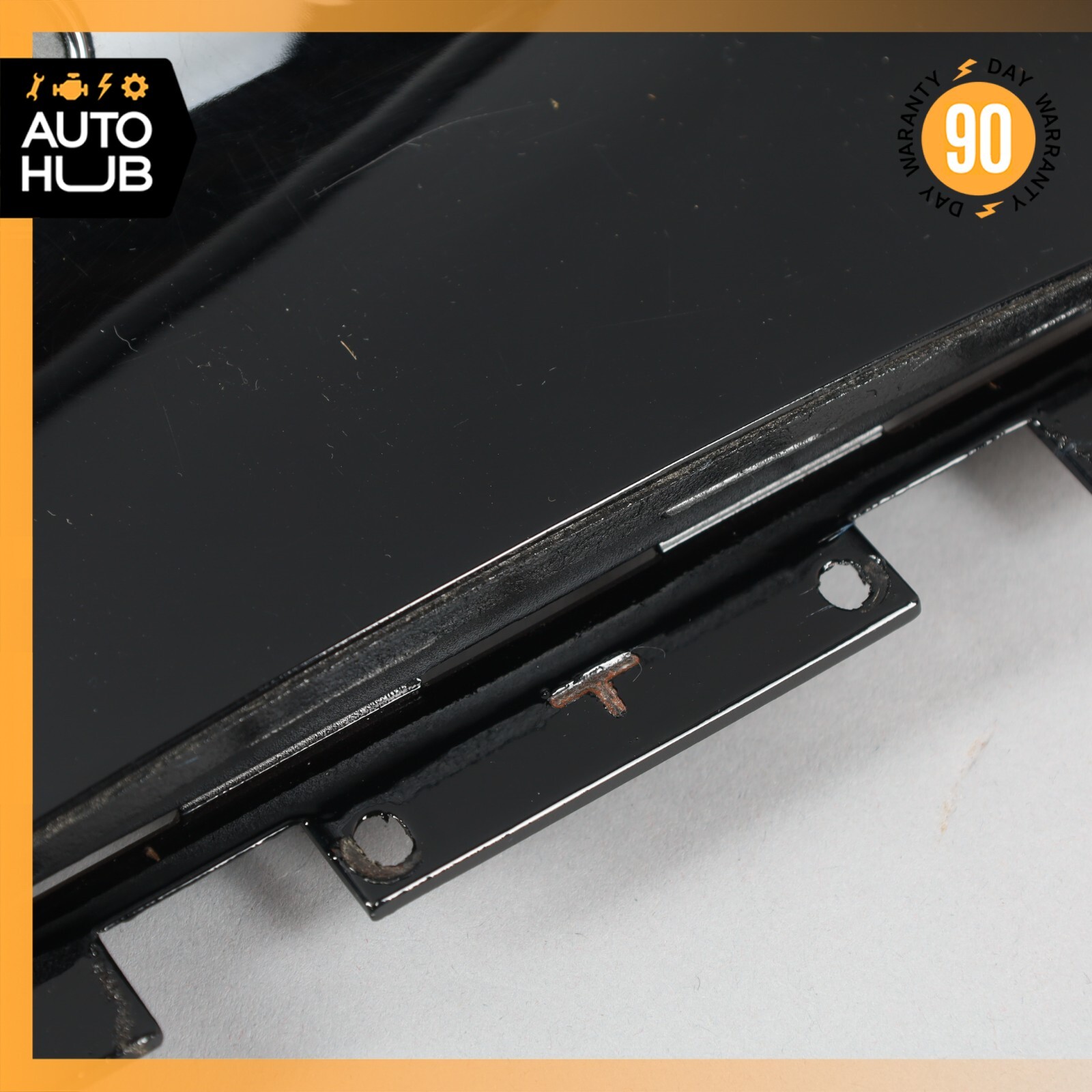 03-17 Bentley Continental GT Rear Center Console A/C Air Vent Trim Black OEM
