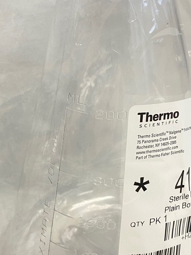 THERMO NALGENE 2000 ml 2 L PETG Erlenmeyer matraz ventilado tapa estéril 4115-2000 - Imagen 3 de 5