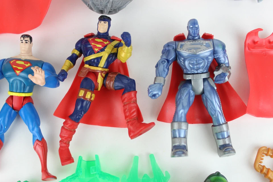 Lote de figuras de acción de Superman vintage con accesorios años 80 90 Foto 4 de 4