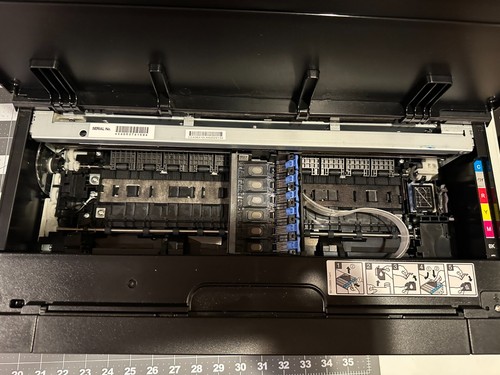 Epson XP 15000 Printer *PARTS ONLY* NEEDS REPAIR POWERS ON SUBLIMATION VIDEO - Bild 2 von 10