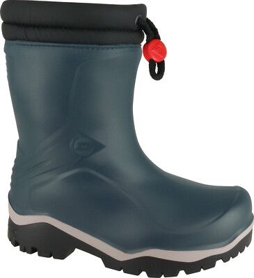 Dunlop Kids Blizzard Winterstiefel PVC blau Gummistiefel Kinder Junge Stiefel