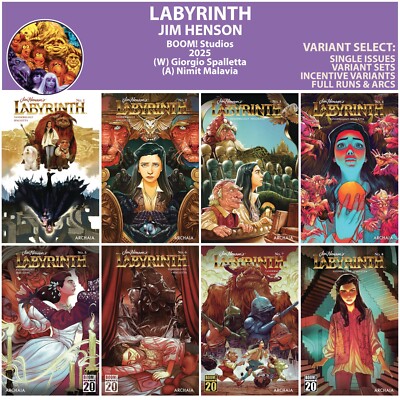 Jim Henson's Labyrinth (2024) #1 2 3 4 5 6 7 8 BOOM! Studios COVER SELECT
