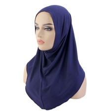 Muslim Prayer Scarf Wrap Shawl Stole Womens Amira Pull On Turban Hijab Headscarf