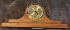 Antique Oak Mantle Clock 1984Dicksons Seymour 47274 (Works & In New Condition)