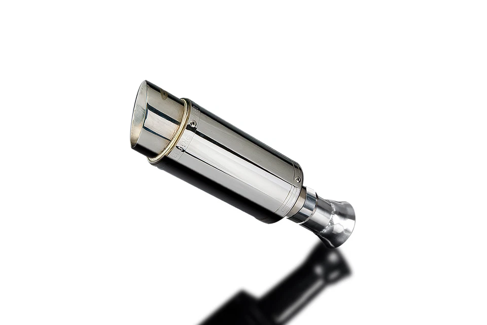 KTM 1290 Super Duke 2014-2019 Kit de silenciador de escape redondo de acero inoxidable de 8" sin cordones Foto 3 de 4