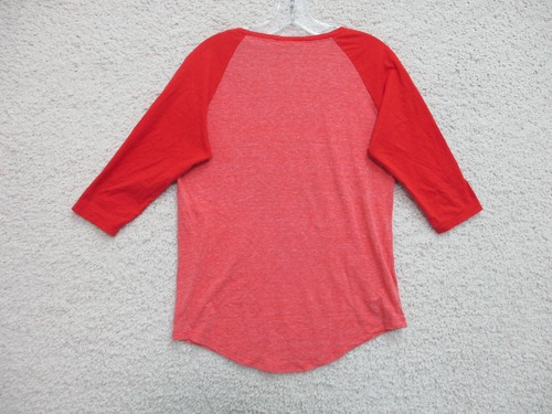 Texas Rangers Shirt Large Erwachsene rot Freizeit Baumwolle Halbarm Baseball Damen L - Bild 5 von 8