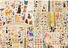398+ Sticker Lot vintage retro vibes - Limited edition coLLection, mixed themes