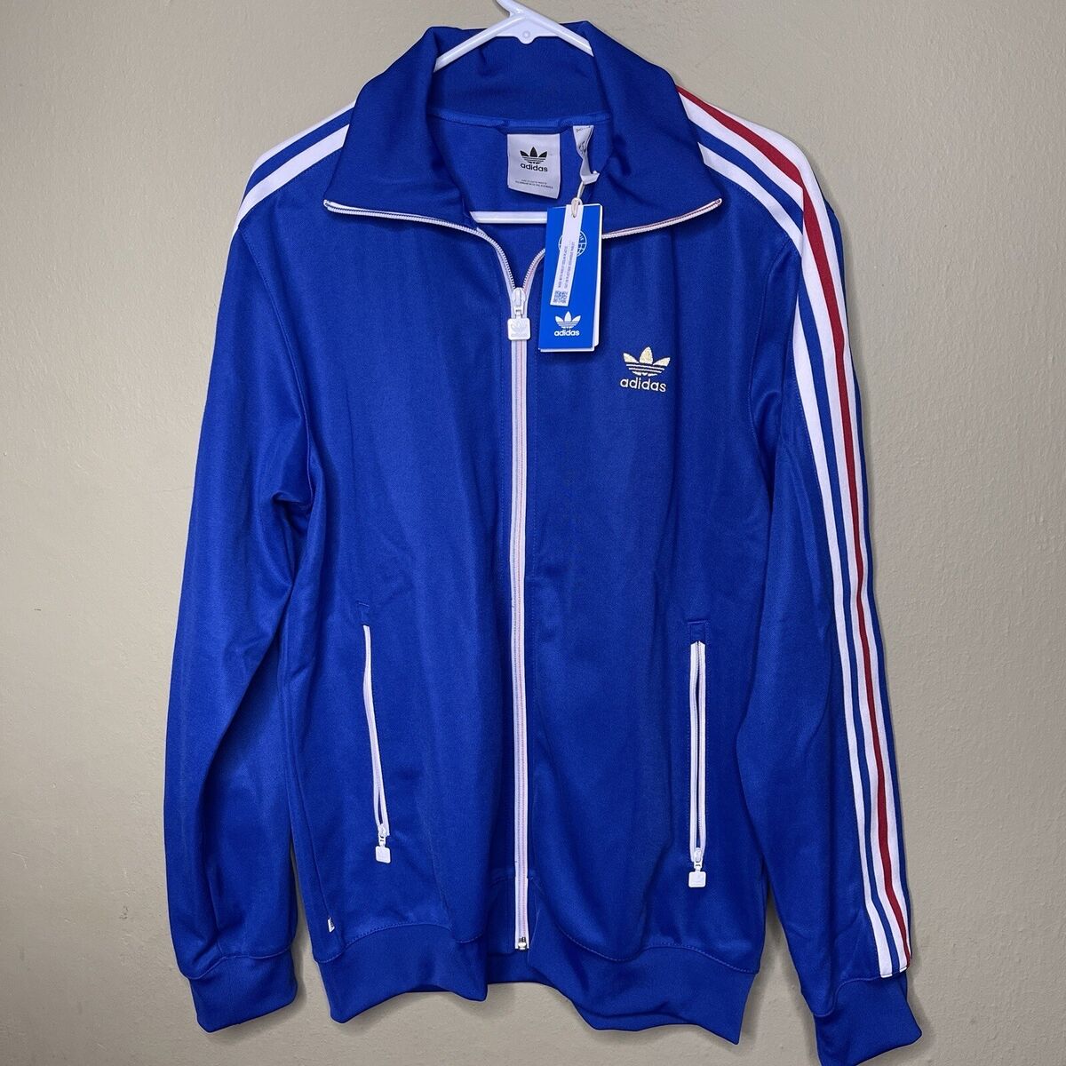 New Adidas Originals Beckenbauer FB Nations Sz M Track New Adidas Originals Beckenbauer FB Nations Sz M Track