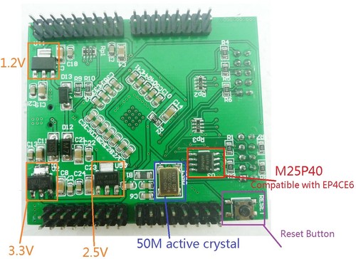 Cyclone IV 4 FPGA Core Board & Altera USB Blaster Downloader PLD Development kit - Picture 5 of 7