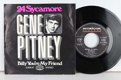GENE PITNEY  24 Sycamore  BILLY YOU´RE MY FRIEND  Musicor Records 1973  Vinyl 7''