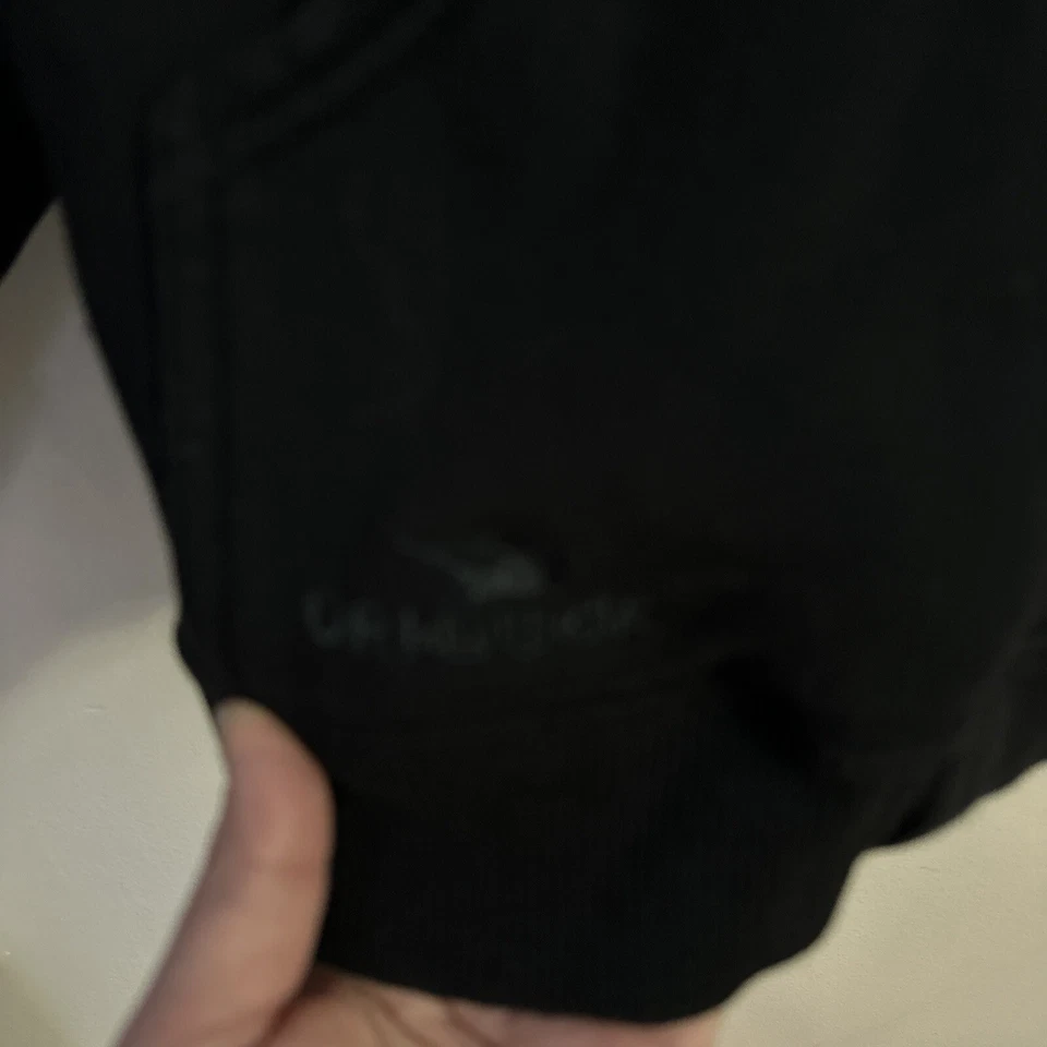 Chaqueta Dri Duck Damas XL Negra Cortavientos Vellón Senderismo Logo Cremallera Completa Usada en Excelente Condición Foto 2 de 4