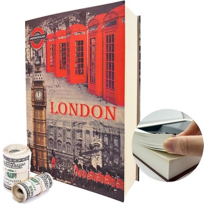 AZ-Homey Genuine Paper Transfer Book Safe: Secret Hidden Safe, Combination L...