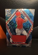 2020 Panini Chronicles - Spectra Nick Senzel #63 Neon Blue Prizm Swatches /99...