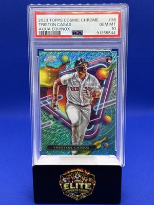 2023 Topps Cosmic Chrome - Triston Casas #36 Aqua Equinox