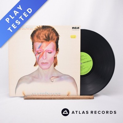 David Bowie Aladdin Sane A-1 B-2 Reissue LP Album Vinyl Record INTS 5067 - EX/EX
