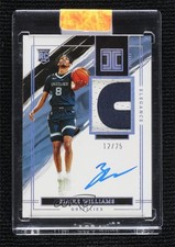 2021-22 Panini Impeccable Holo Silver 12/25 Ziaire Williams #110 Auto 1a07