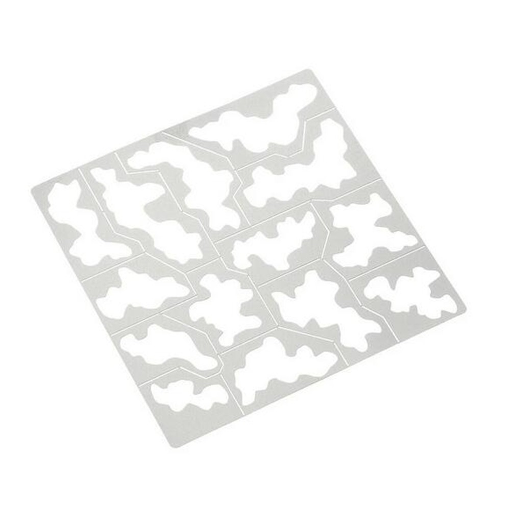 1/35 1/100 Stainless Steel Hollow Forest Camouflage Template Spray Craft Tool