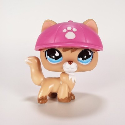 Fox w/ Hat - #673 - Pet Training Park - Littlest Pet Shop - Hasbro - 2007
